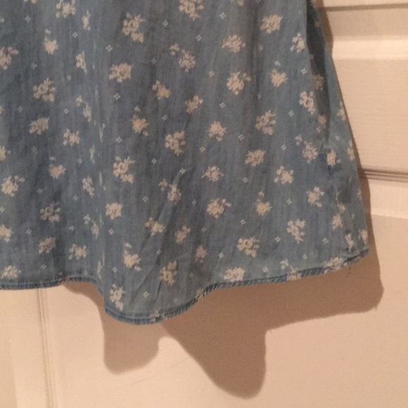 EUC So Denim Floral Mini Dress - Picture 6 of 7